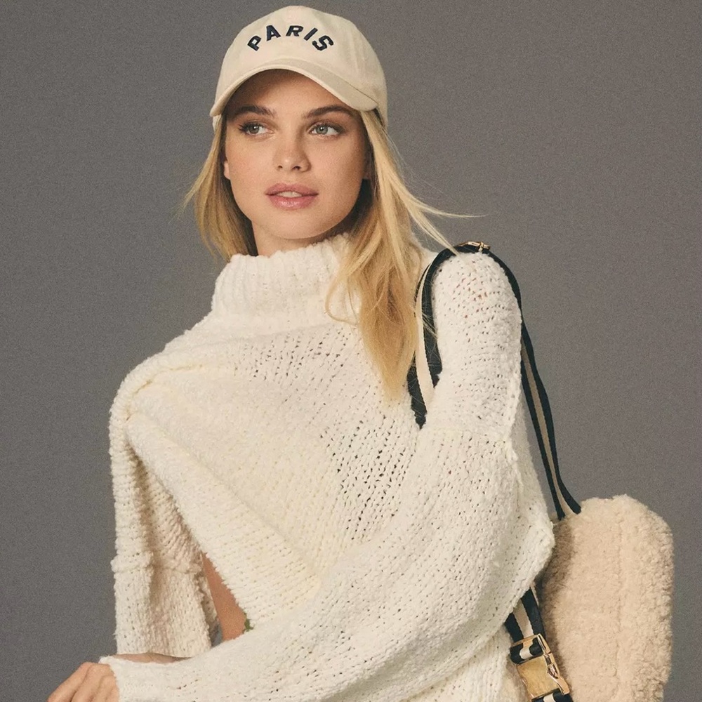 Anthropologie wanderlust Paris baseball hat